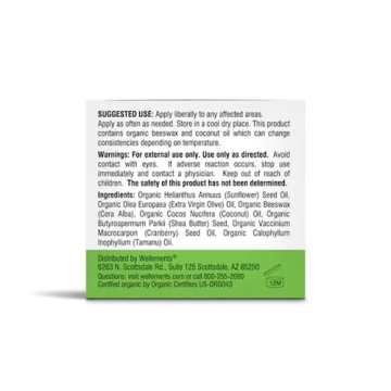 Wellements Organic Baby Chest & Foot Rub for Gentle Relief