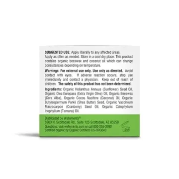 Wellements Organic Baby Chest & Foot Rub for Gentle Relief