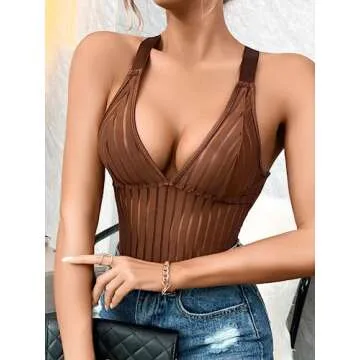 Kaei&Shi Sexy Bodysuit - Backless Lingerie for Women