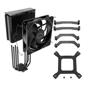 Cooler Master Hyper 212 Black CPU Air Cooler for Efficient Cooling