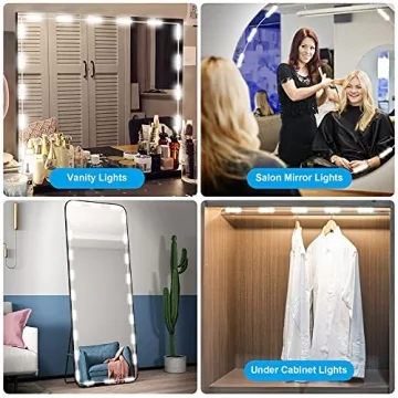 LPHUMEX 14ft Dimmable LED Vanity Lights Kit for Makeup