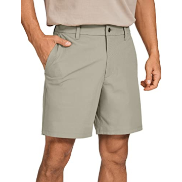 CRZ YOGA Men's All Day Comfy Golf Shorts - Lightweight Functional Design with Pockets