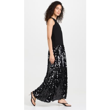 Elegant SIMONMILLER Women's Memphis Crepe Sequin Dress