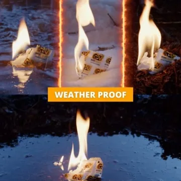 QuickLight Waterproof Fire Starters for Campfires & Grills