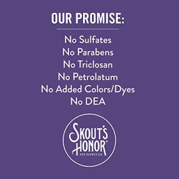 SKOUT'S HONOR Pet Detangler Spray - Hydrating & Conditioning with Avocado Oil & Probiotics, 97% Natural, Paraben & Sulfate-Free, softens for a More brushable Coat, Daily Use, 8oz, Lavender