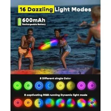 Xeuch Light Up Flying Disc for Ultimate Outdoor Fun