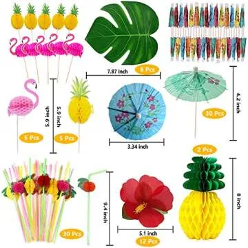 Tropical Luau Party Pack Fun Hawaiian Decorations