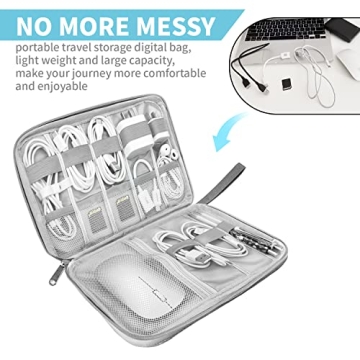 Lcsmaokin Electronics Travel Organizer for Travel & Home