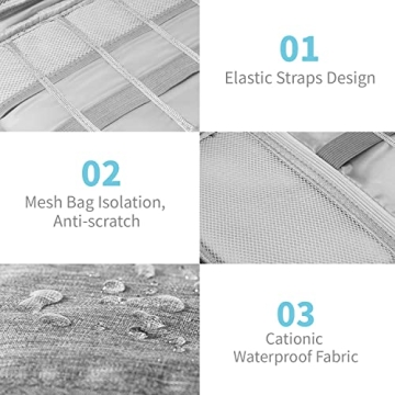 Lcsmaokin Electronics Travel Organizer for Travel & Home