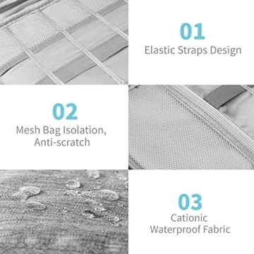 Lcsmaokin Electronics Travel Organizer for Travel & Home