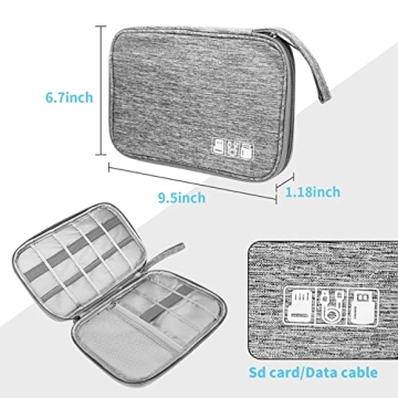 Lcsmaokin Electronics Travel Organizer for Travel & Home