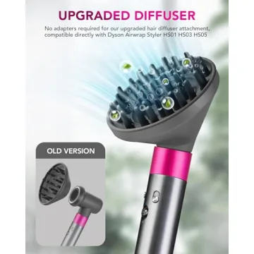 Upgraded Diffuser for Dyson Airwrap, Hair Dryer Attachment