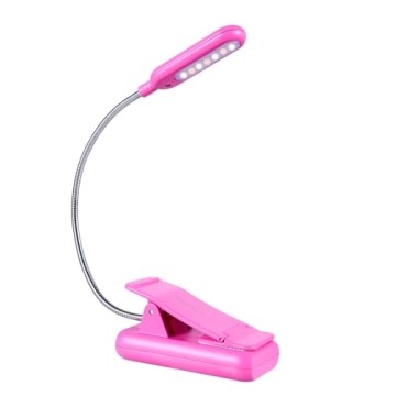 VAVOFO Rechargeable Book Light for Reading in Bed Kids, 7 LED Reading Light with 9-Level Warm Cool W...