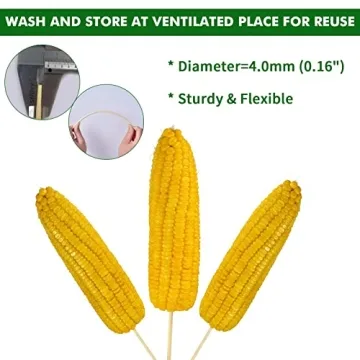 Natural Bamboo Skewers - Safe and Sturdy for Everyone