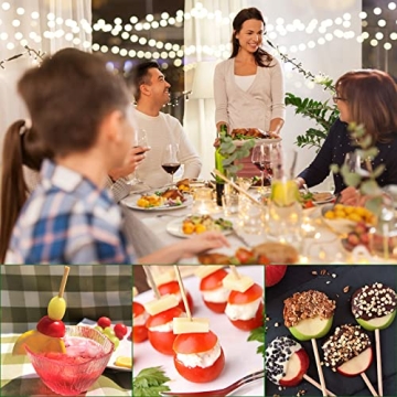 Natural Bamboo Skewers - Safe and Sturdy for Everyone