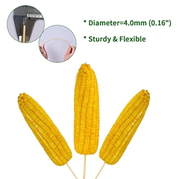 Natural Bamboo Skewers - Safe and Sturdy for Everyone