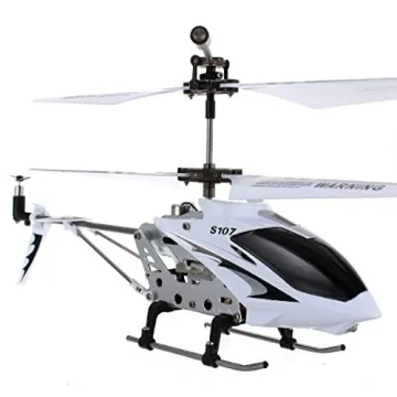Syma S107G 3 Channel RC Helicopter with Gyro - White & Silver