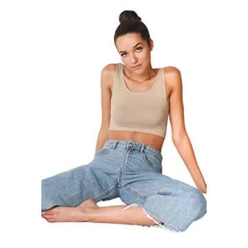 NIKIBIKI Seamless Basic Crop Top Bralette - One Size
