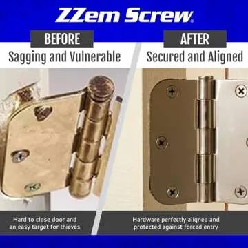 EZ Fix Door Hinge Repair Kit for Stripped Screws