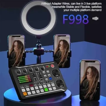 Live Sound Card with DJ Mixer Effects for Gaming