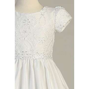 First Communion Dresses for Girls 7-16 Holy 1st Communion Dress White Vestidos de Primera Comunion p...