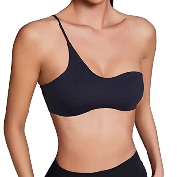 Stylish One Shoulder Backless Crop Cami Top