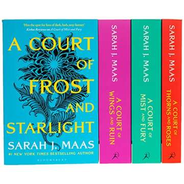 A Court of Thorns and Roses Series Sarah J. Maas 4 Books Collection Set (A Court of Thorns and Roses...