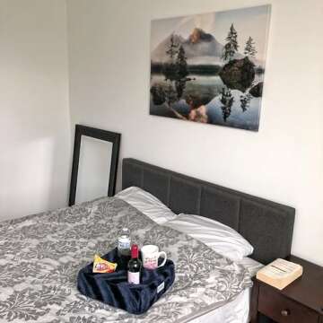 The Original Cup Cozy Pillow Gray-As Seen on TV-The World's Best Couch/Bed/Car Cup Holder for Drinks/Snacks/Remotes! (Blue, 5 Hole)