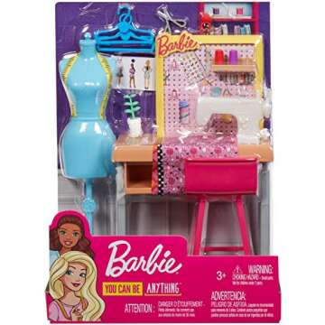 Barbie Career Playsets Featuring Job Themes and Related Accessories for Kids Learning Fun Aged 3 to 7 Years Old