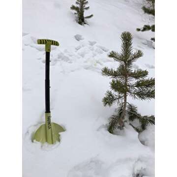 Yukon Charlie's Collapsible Snow Shovel, Lightweight Snow Shovel for Camping, Car, Emergency Kit