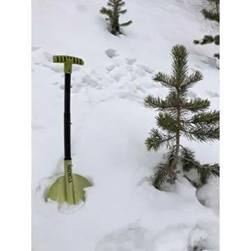 Yukon Charlie's Collapsible Snow Shovel, Lightweight Snow Shovel for Camping, Car, Emergency Kit