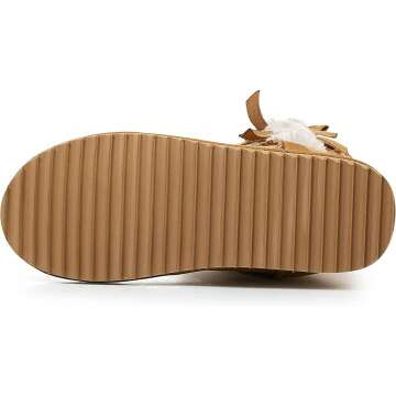 KRABOR Women's Suede Snow Boots - Mid-Calf Winter Style