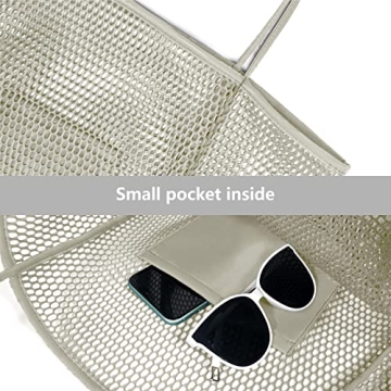 NPBAG Mesh Beach Bag - Lightweight & Foldable Design