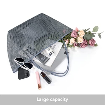 NPBAG Mesh Beach Bag - Lightweight & Foldable Design