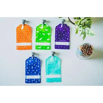 Simple Modern Reusable Baby Food Pouches - Easy to Clean & Eco-Friendly