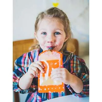 Simple Modern Reusable Baby Food Pouches - Eco-Friendly & Fun
