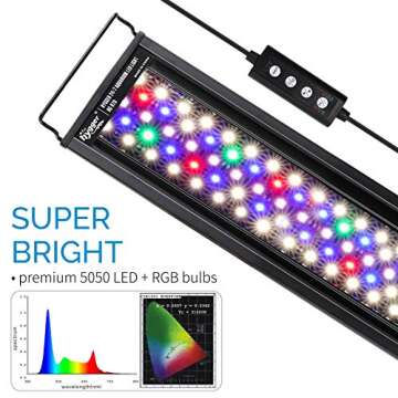 hygger Advanced LED Aquarium Light for Freshwater Tanks