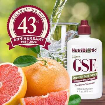 NutriBiotic GSE Grapefruit Seed Extract 4 Oz Liquid
