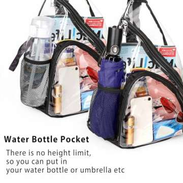 HULISEN Clear Sling Bag for All Occasions