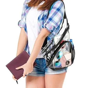 HULISEN Clear Sling Bag for All Occasions