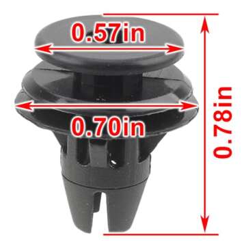 AUTOKAY 20Pcs New Tail Light Retainers for Dodge Ram 2007-2022