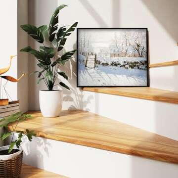 The Magpie Farm Art Vintage Winter Print Handmade USA