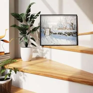 The Magpie Farm Art Vintage Winter Print Handmade USA