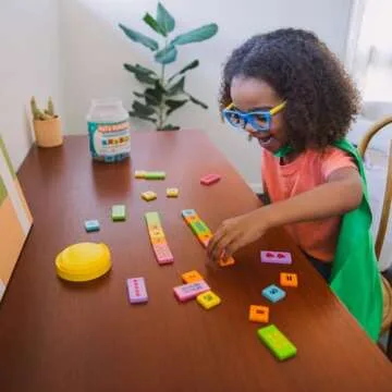 Educational Insights Math Dominoes Addition & Subtraction - Includes 60 Symbol & 40 Picture Dominoes, Gift for Ages 3+