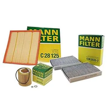 Oil Air Carbon Cabin Filter Service Kit for F01 F02 F07 F10 F12 N55 Turbo
