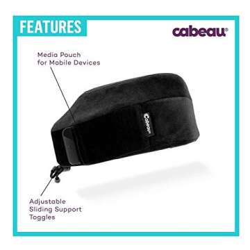 Cabeau Evolution Memory Foam Travel Pillow - Shadow