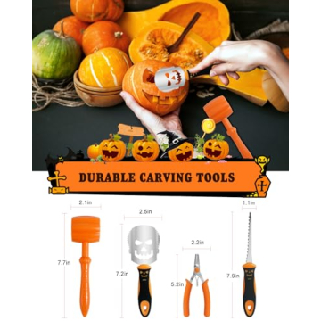 SHANHEJIAN Pumpkin Carving Kit for Creative Halloween Fun