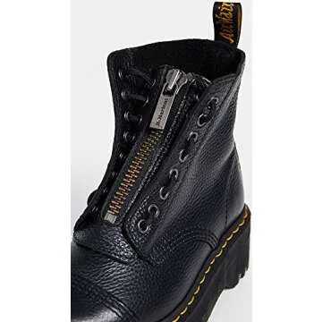 Dr. Martens Women's Boots, Black Milled Nappa, 8