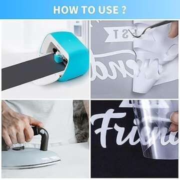 Smart Iron On Heat Transfer Vinyl for Cricut Joy - 40 Sheets