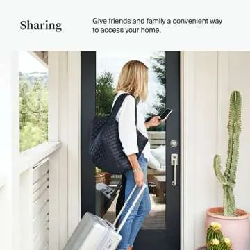 Level Lock Smart Lock - World's Smallest Smart Lock - Level App for iOS & Android - Works with Apple Home (Matte Black)